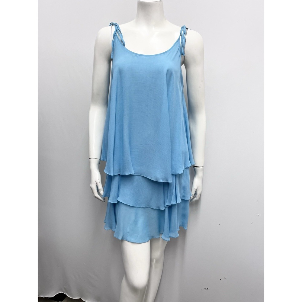 Vintage Complice Dress Sky Blue Layers Size I 38‎ F 36 USA 4